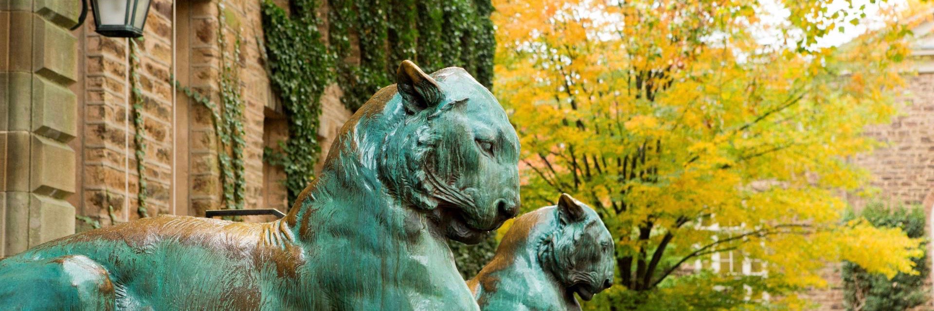 bronze tiger statues